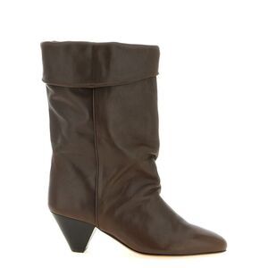 Isabel Marant Brown Cowhide Ankle Women's Boots